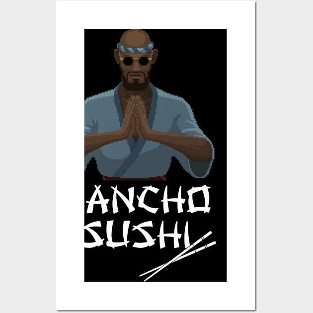 BANCHO sushi Wall Art by Buff Geeks Art